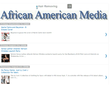 Tablet Screenshot of africanamericanmedia.blogspot.com