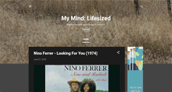 Desktop Screenshot of lifesizemind.blogspot.com