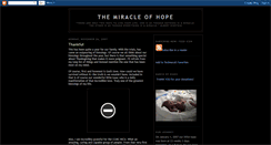 Desktop Screenshot of miracleofhope.blogspot.com