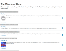 Tablet Screenshot of miracleofhope.blogspot.com