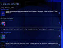 Tablet Screenshot of espacioexteriorfisicaastronomia.blogspot.com
