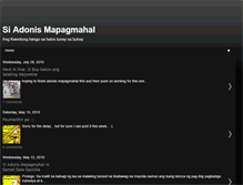 Tablet Screenshot of adonismapagmahal.blogspot.com