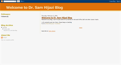 Desktop Screenshot of drsamhijazi.blogspot.com