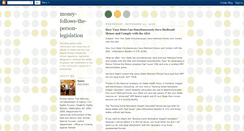 Desktop Screenshot of money-follows-the-person-legislation.blogspot.com