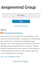 Mobile Screenshot of anopenmindgroup.blogspot.com