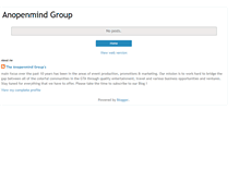 Tablet Screenshot of anopenmindgroup.blogspot.com