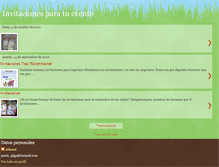 Tablet Screenshot of invitaciones-para-tu-evento.blogspot.com
