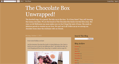 Desktop Screenshot of chocolateboxaus.blogspot.com