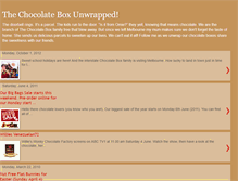 Tablet Screenshot of chocolateboxaus.blogspot.com