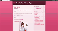 Desktop Screenshot of fleamarketonline-ladies.blogspot.com