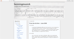 Desktop Screenshot of henningmusick.blogspot.com