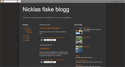 Desktop Screenshot of nicklas-fiskebloggen.blogspot.com