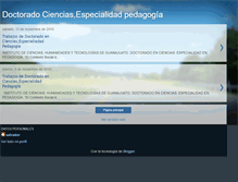 Tablet Screenshot of doctoradocienciasespecialidadpedagogi.blogspot.com