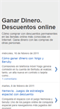 Mobile Screenshot of dineroydescuentos.blogspot.com