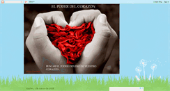 Desktop Screenshot of elpoderdelcorazon.blogspot.com