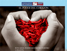 Tablet Screenshot of elpoderdelcorazon.blogspot.com