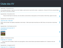 Tablet Screenshot of clube-dos-xv.blogspot.com