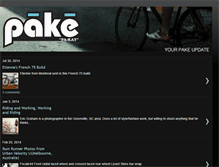 Tablet Screenshot of pakebikes.blogspot.com