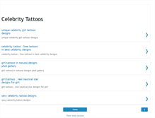 Tablet Screenshot of celebritytattoosdesign.blogspot.com