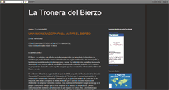 Desktop Screenshot of latroneradelbierzo.blogspot.com