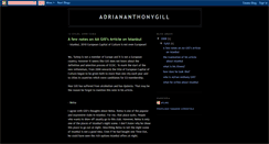 Desktop Screenshot of adriananthonygill.blogspot.com