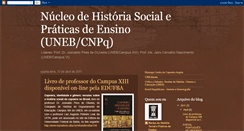 Desktop Screenshot of historiaepraticasdeensino.blogspot.com