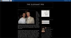 Desktop Screenshot of elephantpeg.blogspot.com