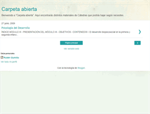 Tablet Screenshot of carpetabierta.blogspot.com