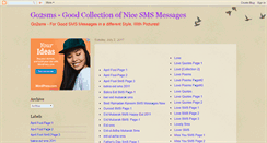 Desktop Screenshot of go2sms.blogspot.com