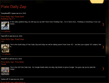 Tablet Screenshot of fixiedailyzap.blogspot.com