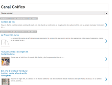 Tablet Screenshot of canalgrafico.blogspot.com