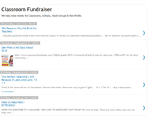 Tablet Screenshot of classroomfundraiser.blogspot.com