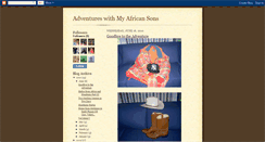 Desktop Screenshot of myafricansons.blogspot.com