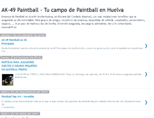 Tablet Screenshot of ak49paintball.blogspot.com
