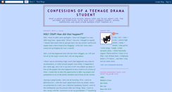 Desktop Screenshot of confessionsofateenagedramastudent.blogspot.com