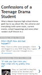 Mobile Screenshot of confessionsofateenagedramastudent.blogspot.com