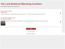 Tablet Screenshot of marchingcavs.blogspot.com