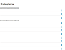 Tablet Screenshot of kinderplezier.blogspot.com