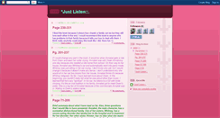 Desktop Screenshot of justlisten123.blogspot.com