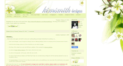 Desktop Screenshot of kimsmithdesigns.blogspot.com