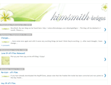 Tablet Screenshot of kimsmithdesigns.blogspot.com