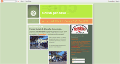 Desktop Screenshot of ciclisti.blogspot.com