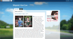 Desktop Screenshot of majalahkencan.blogspot.com