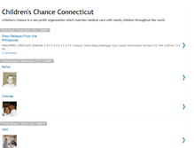 Tablet Screenshot of childrenschanceconnecticut.blogspot.com