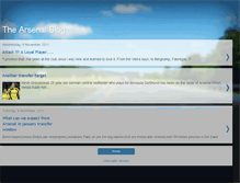 Tablet Screenshot of amal4201arsenal.blogspot.com