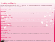 Tablet Screenshot of drinkinganddating.blogspot.com