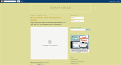 Desktop Screenshot of expatchile.blogspot.com