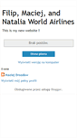 Mobile Screenshot of filipmaciejandnataliaworldairlines.blogspot.com