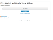 Tablet Screenshot of filipmaciejandnataliaworldairlines.blogspot.com