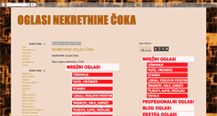 Desktop Screenshot of nekretninecoka.blogspot.com